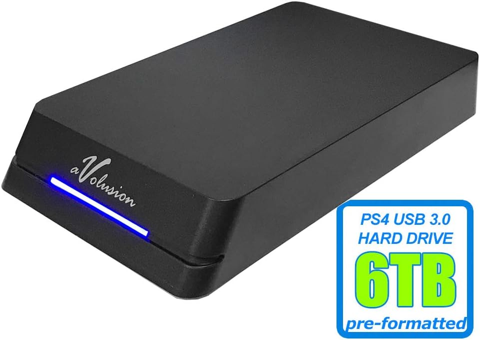 6TB 7200RPM USB 3.0 External Hard Drive for PS4 W602
