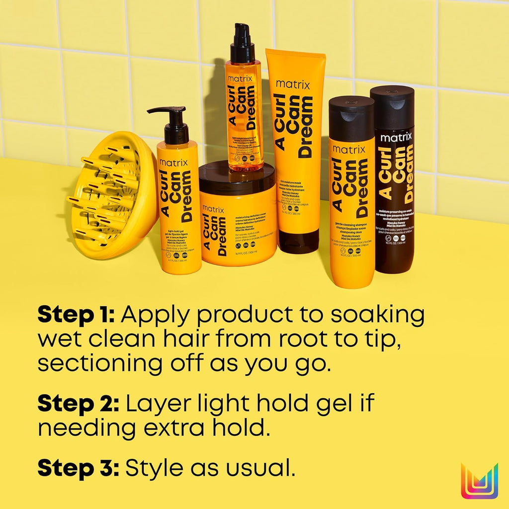 Curl Defining Leave-in Cream for Curly, Coily, and Wavy Hair D975