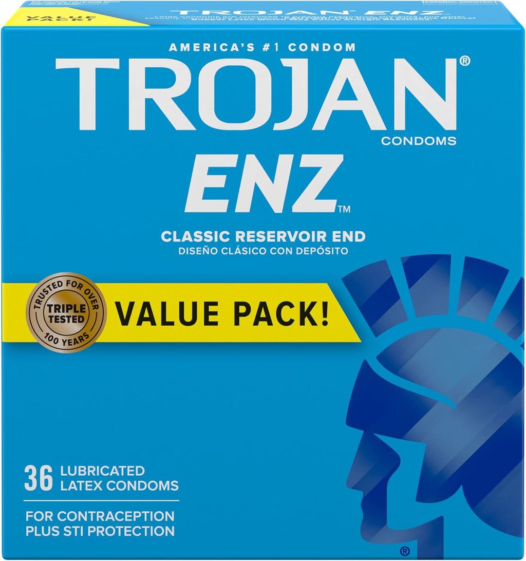 Lubricated Condoms 36 Count with Her Pleasure Condoms 12 Count M850