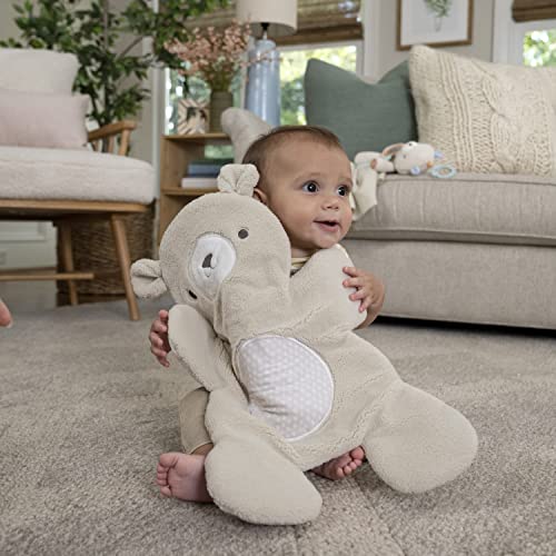 Baby Bouncer Seat with Light-Up Toy Bar and Tummy Time Pillow Mat H911