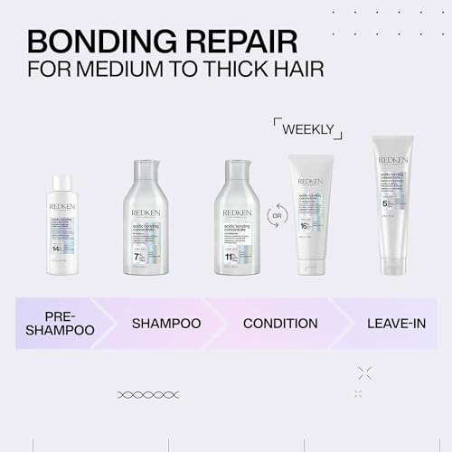 Bonding Shampoo & Conditioner Set for Damaged Hair Repair J4742