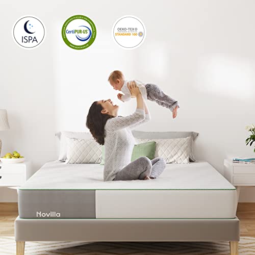 King Size Gel Memory Foam Mattress, 12 Inch, Medium Soft R84285