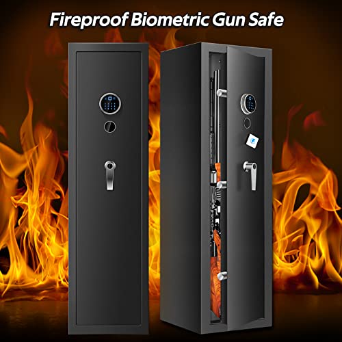 Fire Resistant Rifle Gun Safe with Removable Shelf for Home N958808