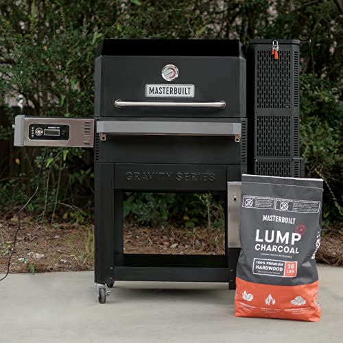 30 Inch Barrel Charcoal Grill with Side Table, 627 Sq In, Outdoor Patio Z867