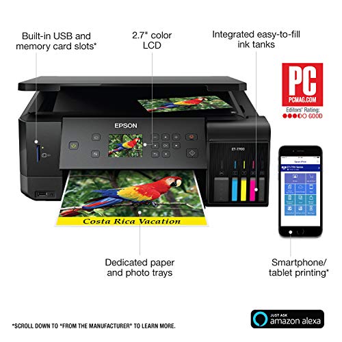 Wireless 5-Color All-in-One Supertank Printer with Scanner and Copier E15099