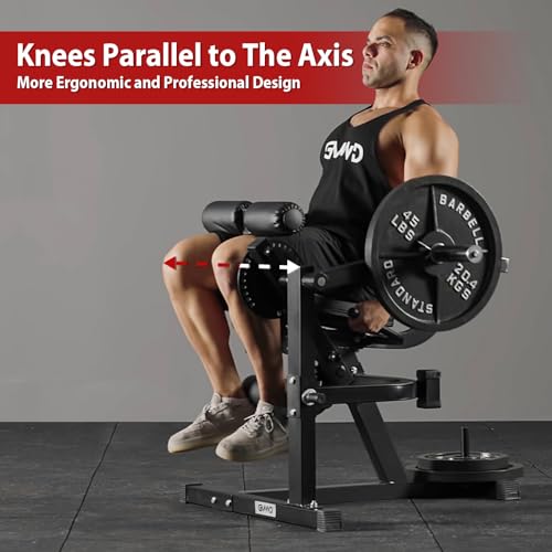 Leg Extension and Curl Machine, Adjustable Leg Exercise Bench for Home Gym N782