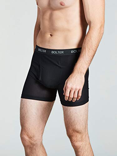Men's Nylon Spandex Boxer Briefs 4-Pack R64360