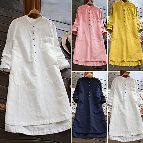 Striped Short Sleeve T-Shirt Dress with Pockets Y4661