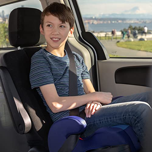 Backless Belt-Positioning Booster Car Seat with Dual Latch Connectors P6224