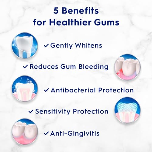 Enamel Repair and Gum Toothpaste, Anticavity Antibacterial Fluoride, 4.8 oz O732415
