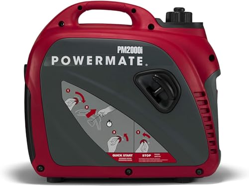 2,000-Watt Gas-Powered Portable Inverter Generator for Home, Camping, RV and Outdoor Use N6245