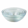 Duralex Made In France Lys Stackable 9-Piece Glass Bowl Set,Clear
