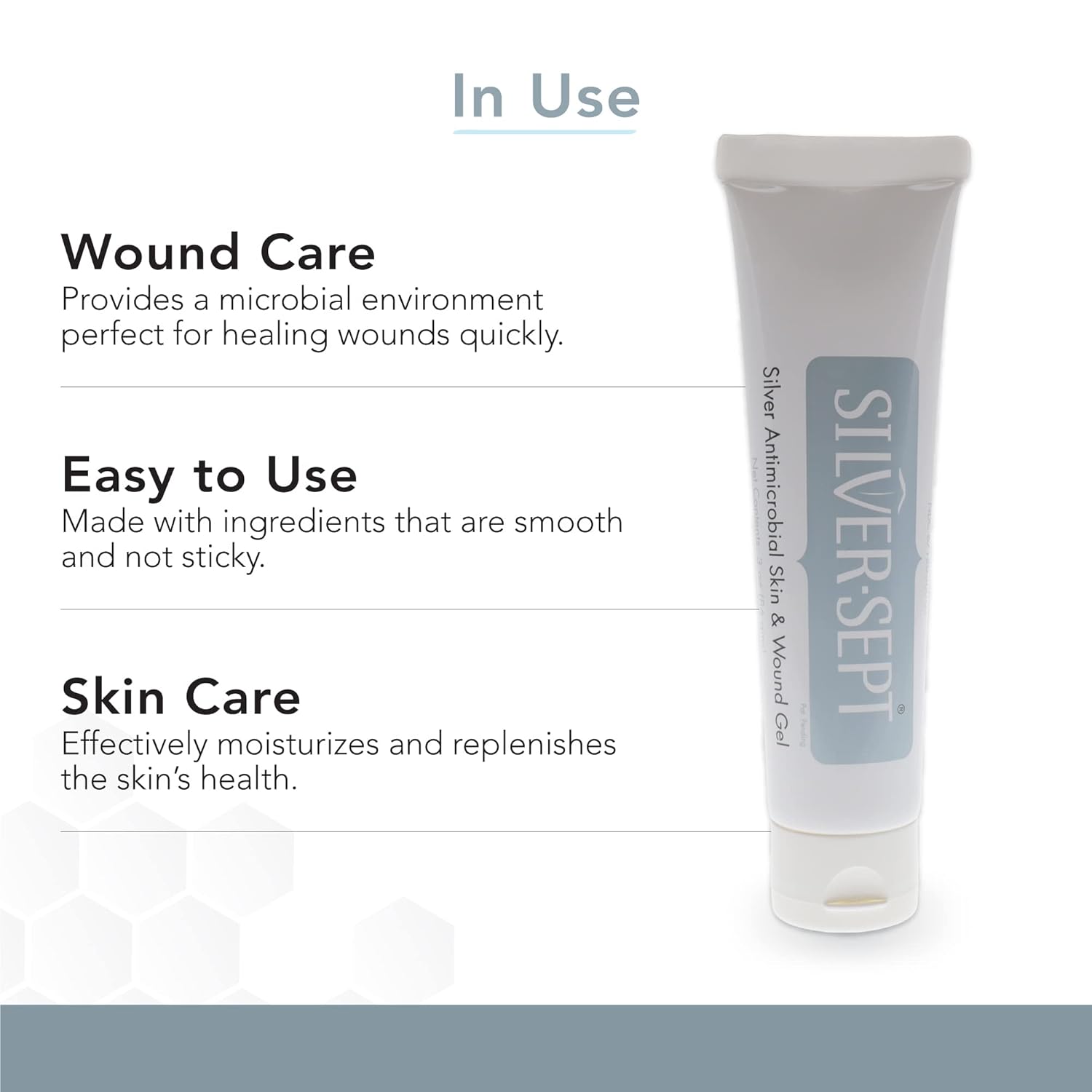 Skin and Wound Gel for Ulcer and Burn Care Z40785