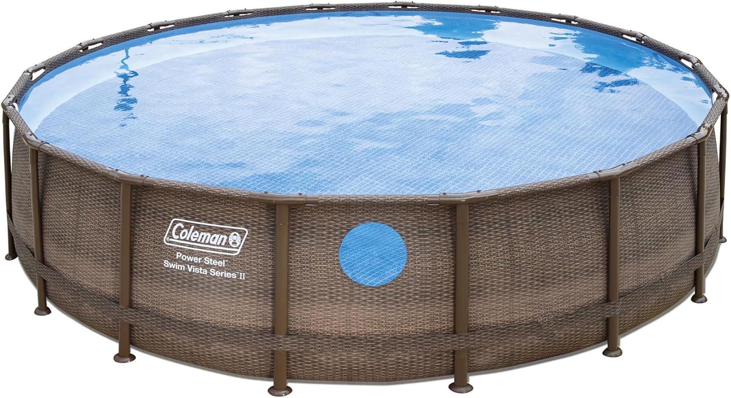 18' x 48" Above Ground Outdoor Swimming Pool Set with Filter Pump and Ladder O786025