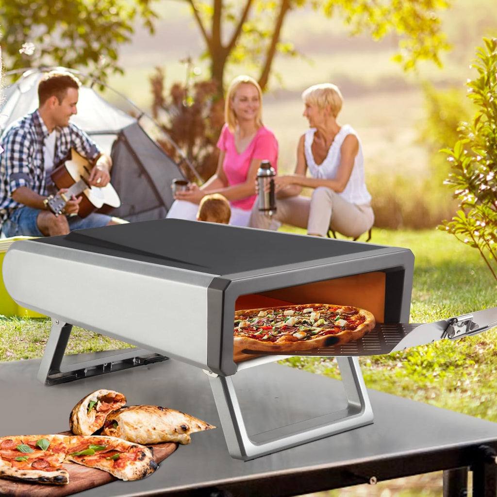 Outdoor Gas Pizza Oven, 12 Inch Stainless Steel Portable U248