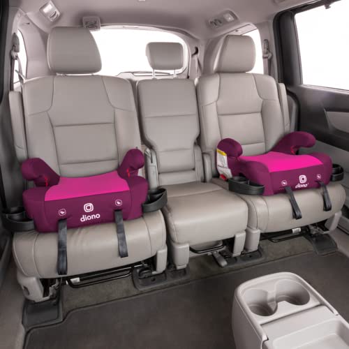 Backless Belt-Positioning Booster Car Seat with Dual Latch Connectors P6224