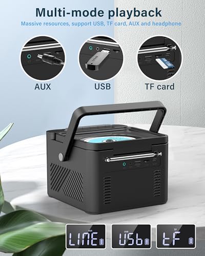 Portable CD Player with Cassette and Bluetooth Radio X93122