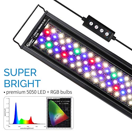 LED Aquarium Light with Timer for 24-30 Inch Planted Tank K6570