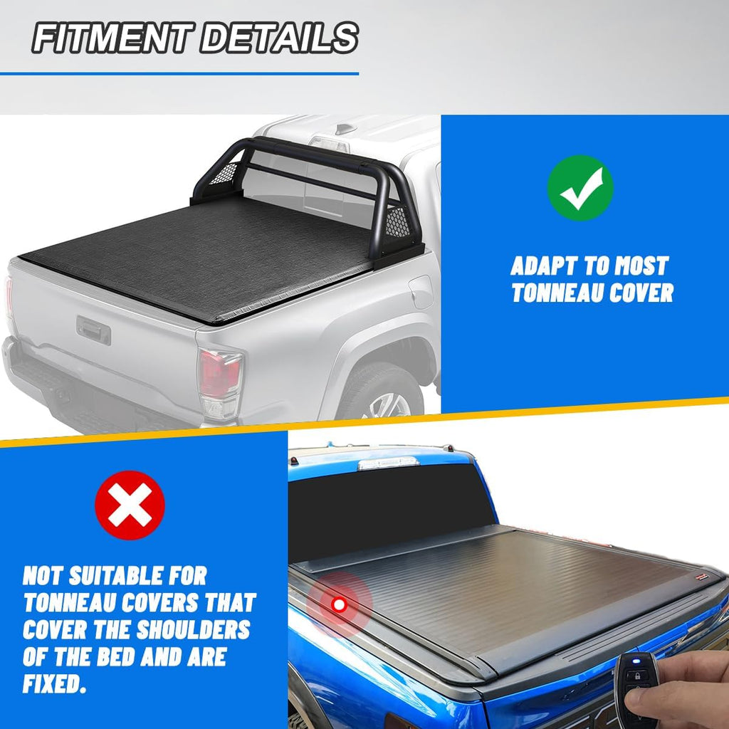 Retractable Tailgate Ladder for Pickup Trucks, Foldable & Adjustable S6362