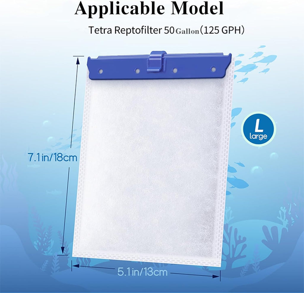 20-Pack Large Replacement Filter Cartridges for Whisper Bio-Bag Filters C722221
