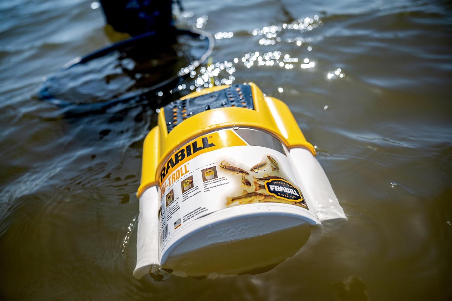 Bait Container, 6-Quart, Yellow/White W39408