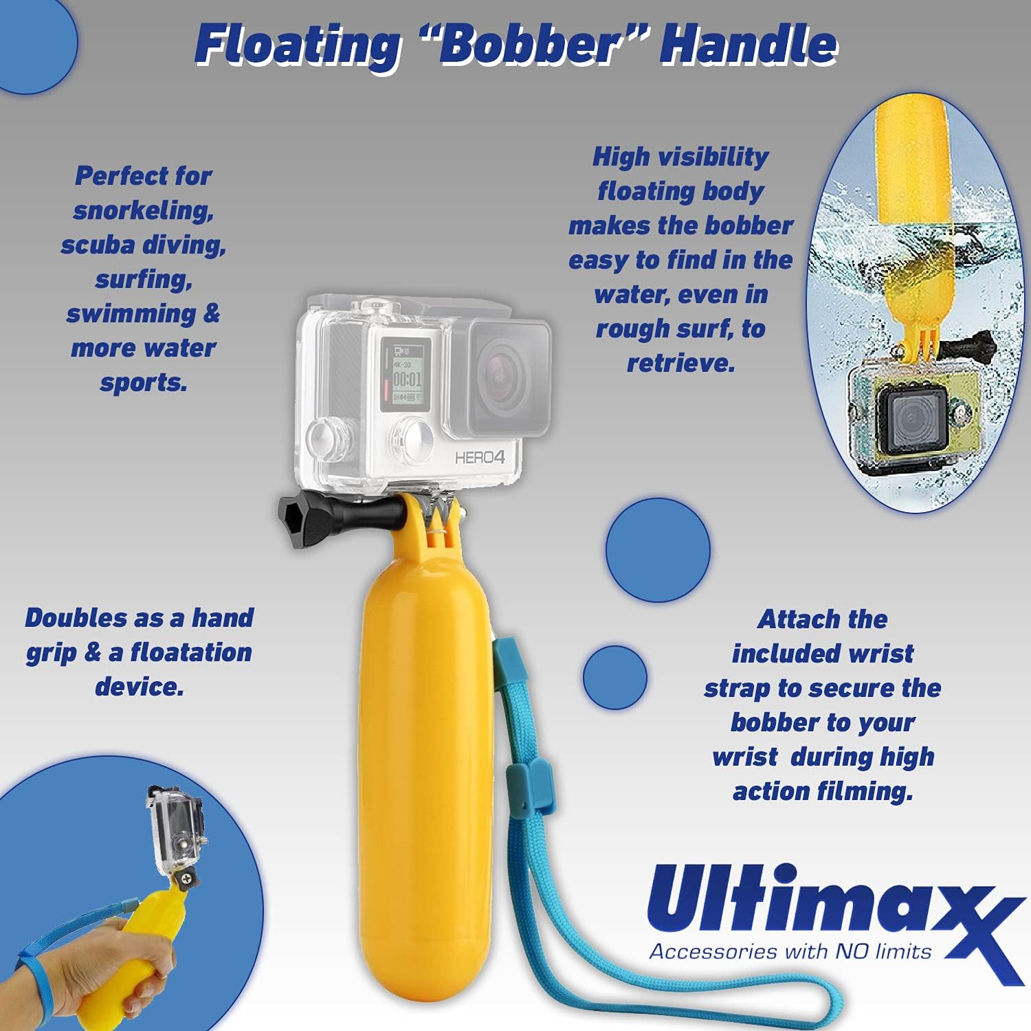 Waterproof Action Camera with Accessory Bundle U905