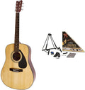 YAMAHA FD01S Solid Top Acoustic Guitar (Amazon-Exclusive) & Axe Pack Guitar Accessory Kit for Electric & Acoustic Guitar