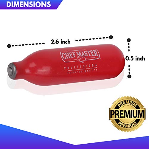 Whipped Cream Chargers, Food Safe, Pack of 10 V47630