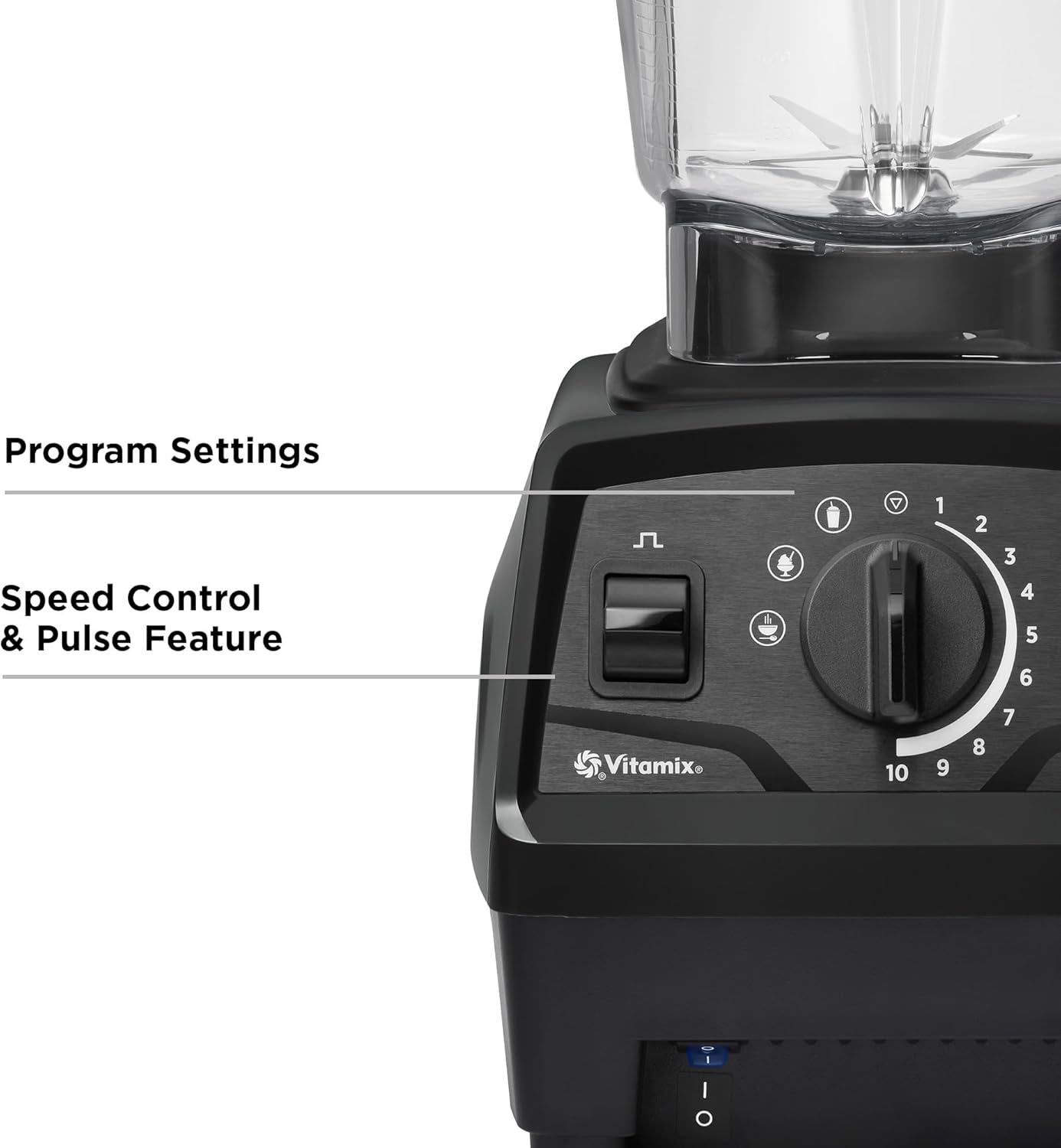 64 oz. Low-Profile Blender with Programs, Black P608