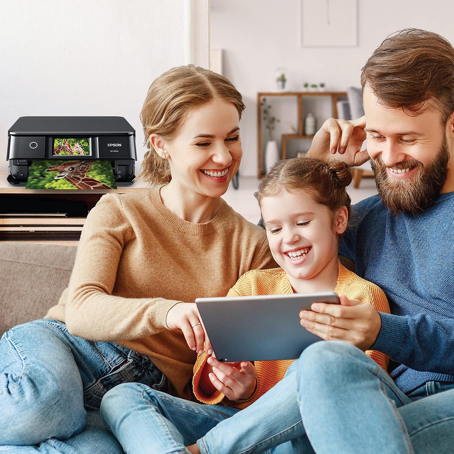Wireless All-in-One Printer with Scanner, Copier and Touchscreen E31814