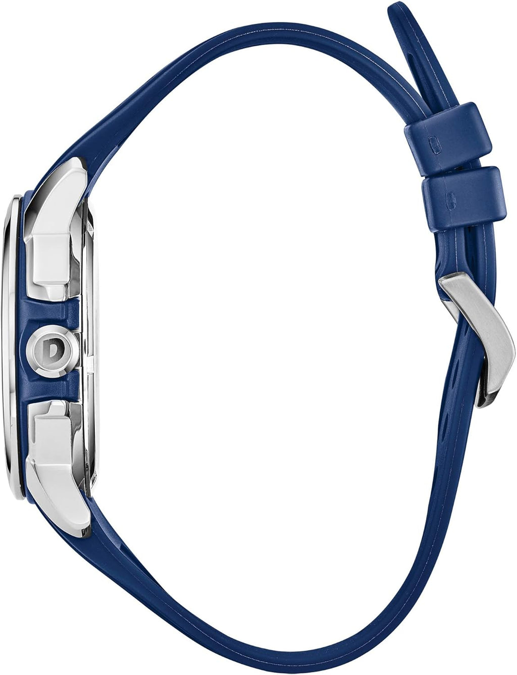 Men's Eco-Drive Stainless Steel Watch with Blue Strap I4436