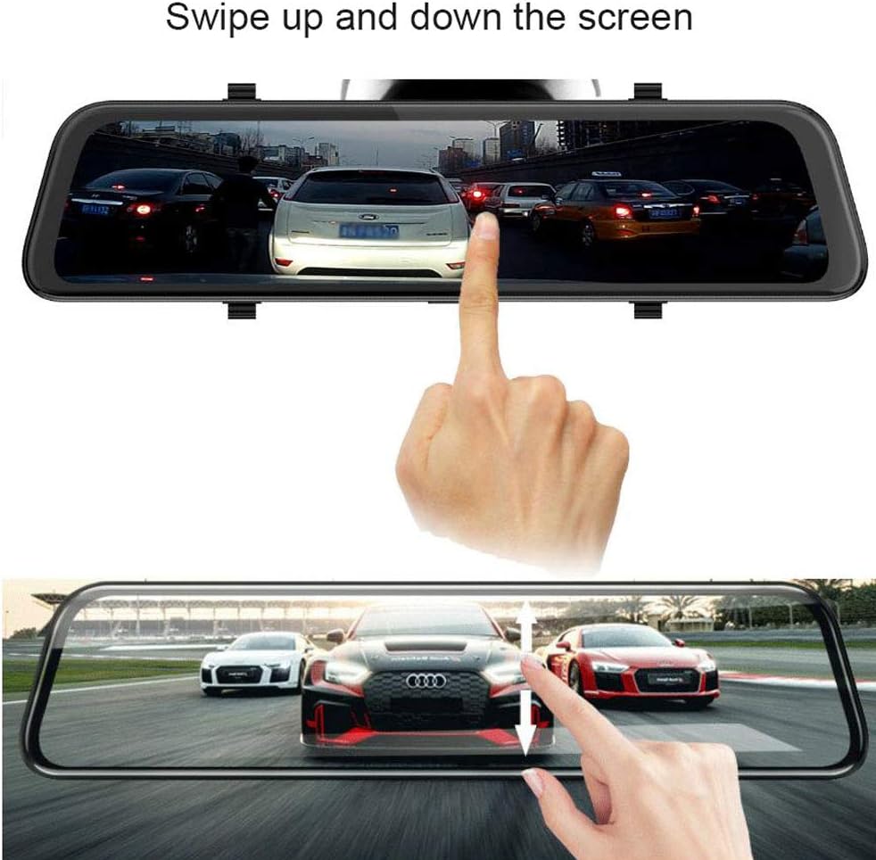 12" IPS Screen Dual Lens Dash Cam 1080P Full HD D217