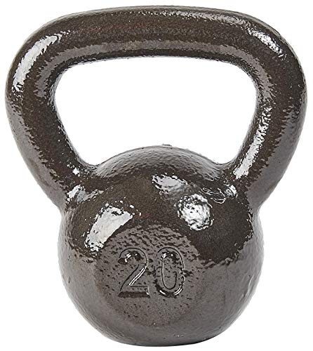 Signature Fitness All-Purpose Solid Cast Iron Kettlebell