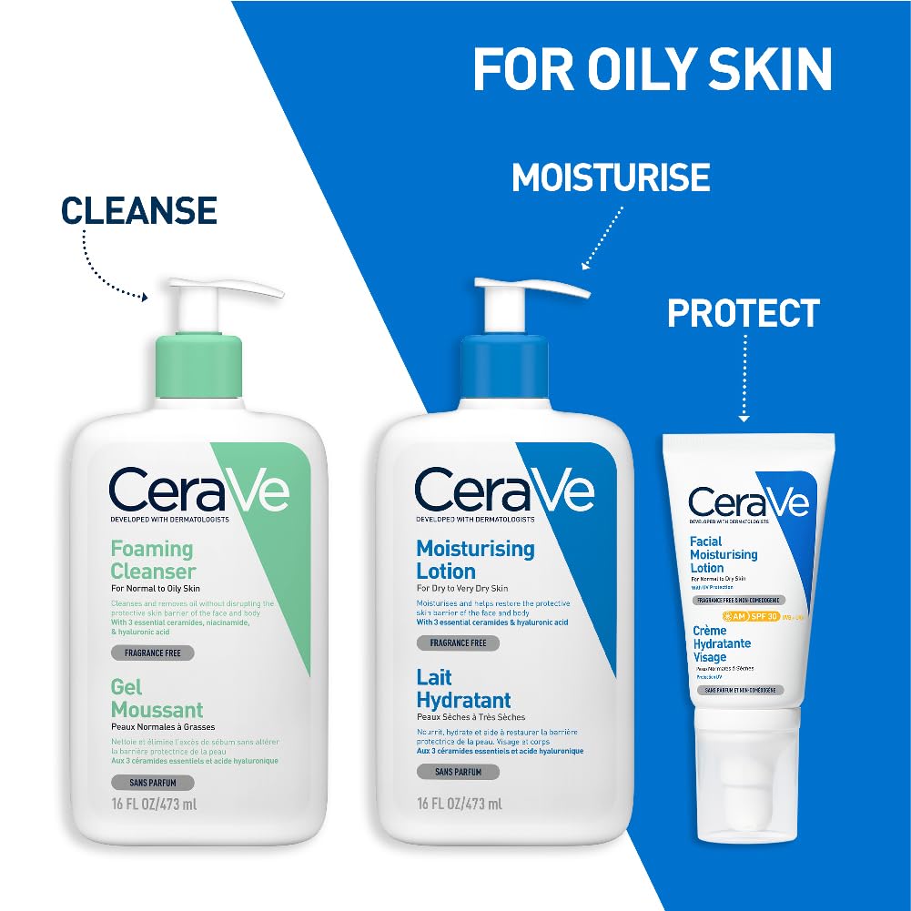 Foaming Facial Cleanser for Normal to Oily Skin, 473ml I457370