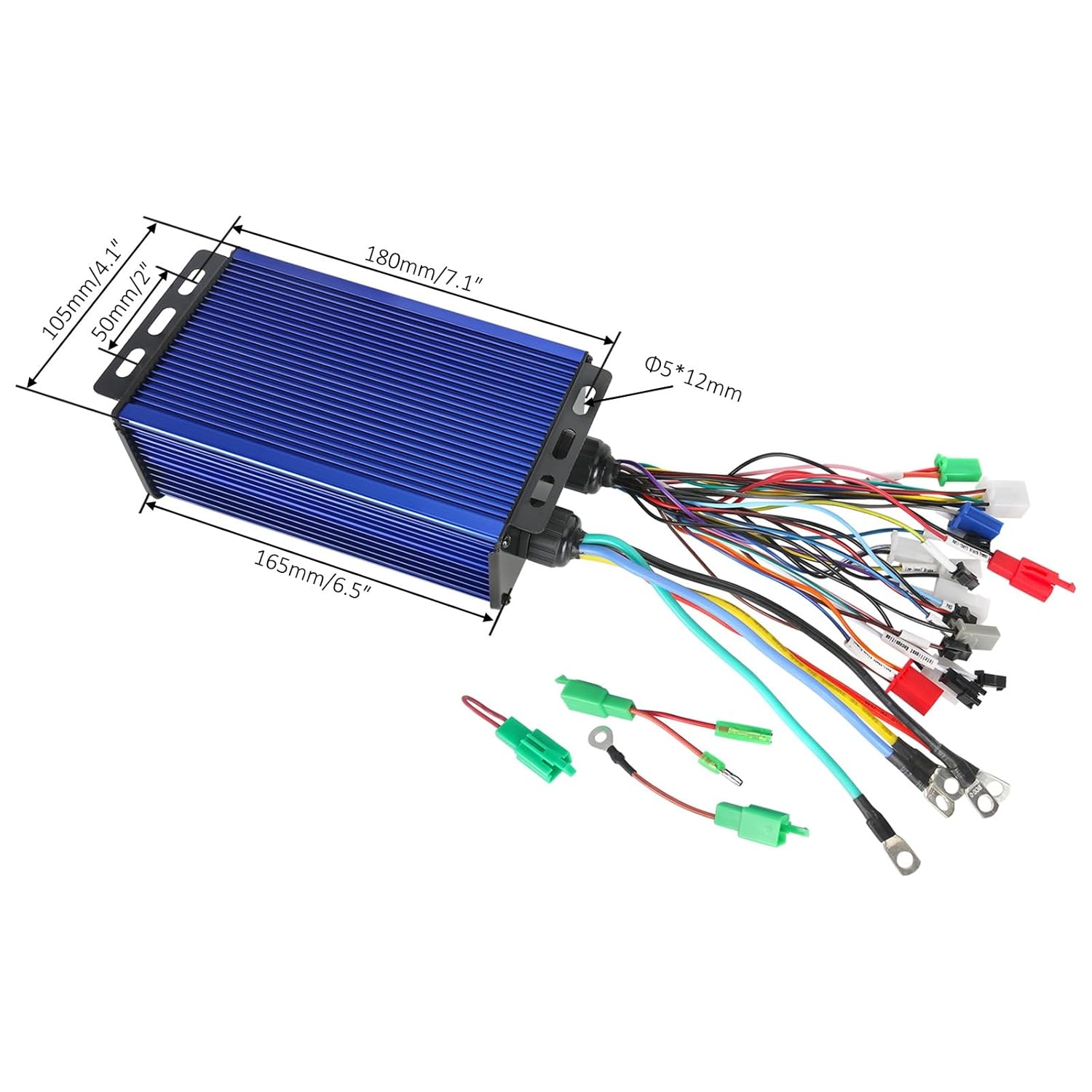 72V 3000W Brushless Motor Kit with LCD Display for Electric Scooters Go-Karts Bikes A123