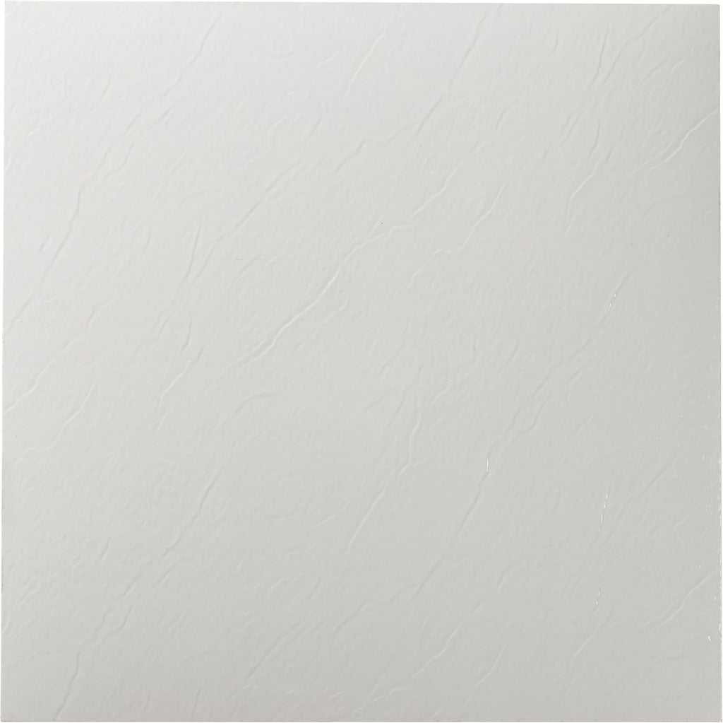 Nexus Self Adhesive 12-Inch Vinyl Floor Tiles, 20 Tiles - 12" x 12", White Slate Pattern - Peel & Stick, DIY Flooring for Kitchen, Dining Room, Bedrooms & Bathrooms by Achim Home Décor 20-pack