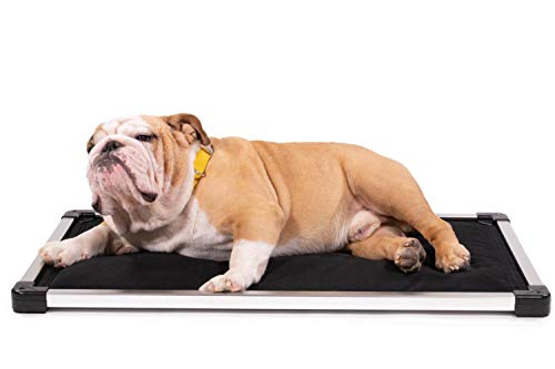 K9 Ballistics Chew Proof Armored Padded Dog Crate Pad Bed Indestructible, Mat Small Size for Aggressive Chewers, Water Resistant,Aluminum Frame Fits in Crate in 29" x18 Sandstone