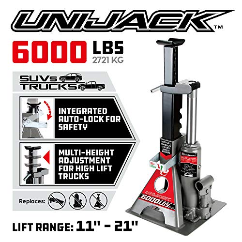 3 Ton Bottle Jack with Jack Stands, 6000 lb Capacity Car Lift E8390