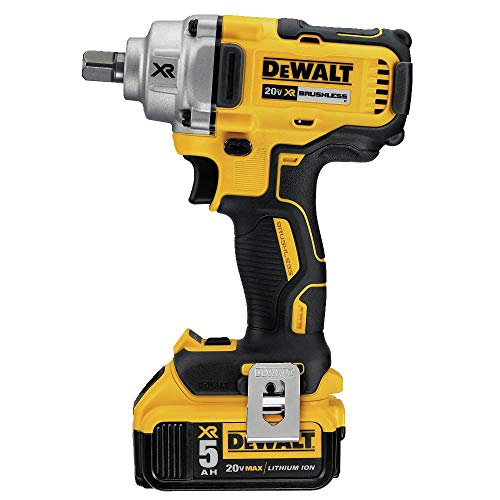 Cordless Impact Wrench Kit with Detent Pin Anvil, 1/2-Inch H56833
