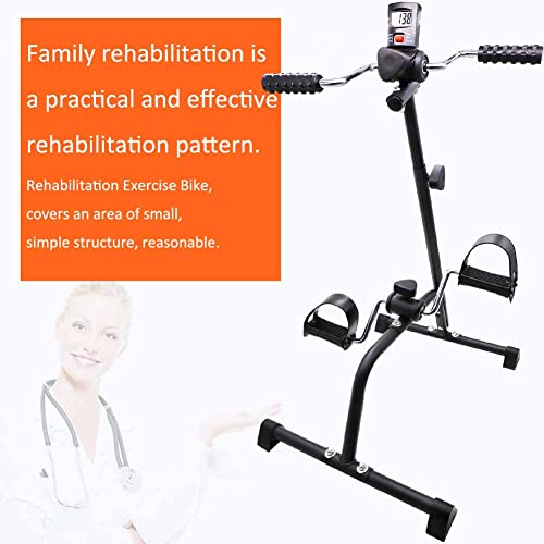 Pedal Exerciser for Arms and Legs, Adjustable Fitness Equipment for Seniors, with Monitor B64391