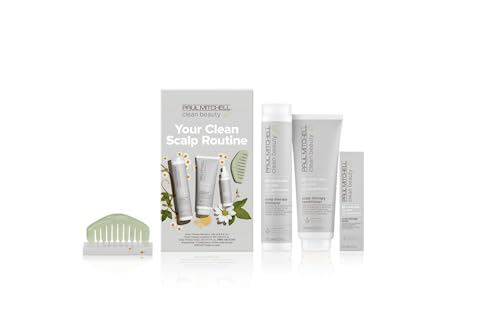 Paul Mitchell Clean Beauty Scalp Therapy Shampoo, Gently Cleanses + Refreshes All Hair Types, Especially Dry, Oily + Sensitive Scalps