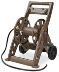 Liberty Basics 510 Wall Mount Hose Reel and Suncast 100 ft Wall Mounted Garden Hose Tracker