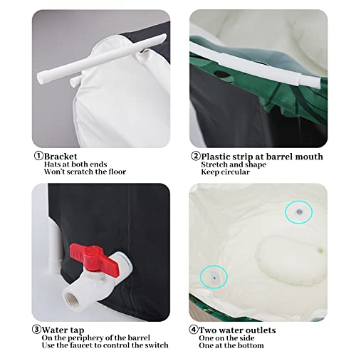 Foldable Portable Bathtub for Adults, Soaking Tub for Shower Stall Z985310