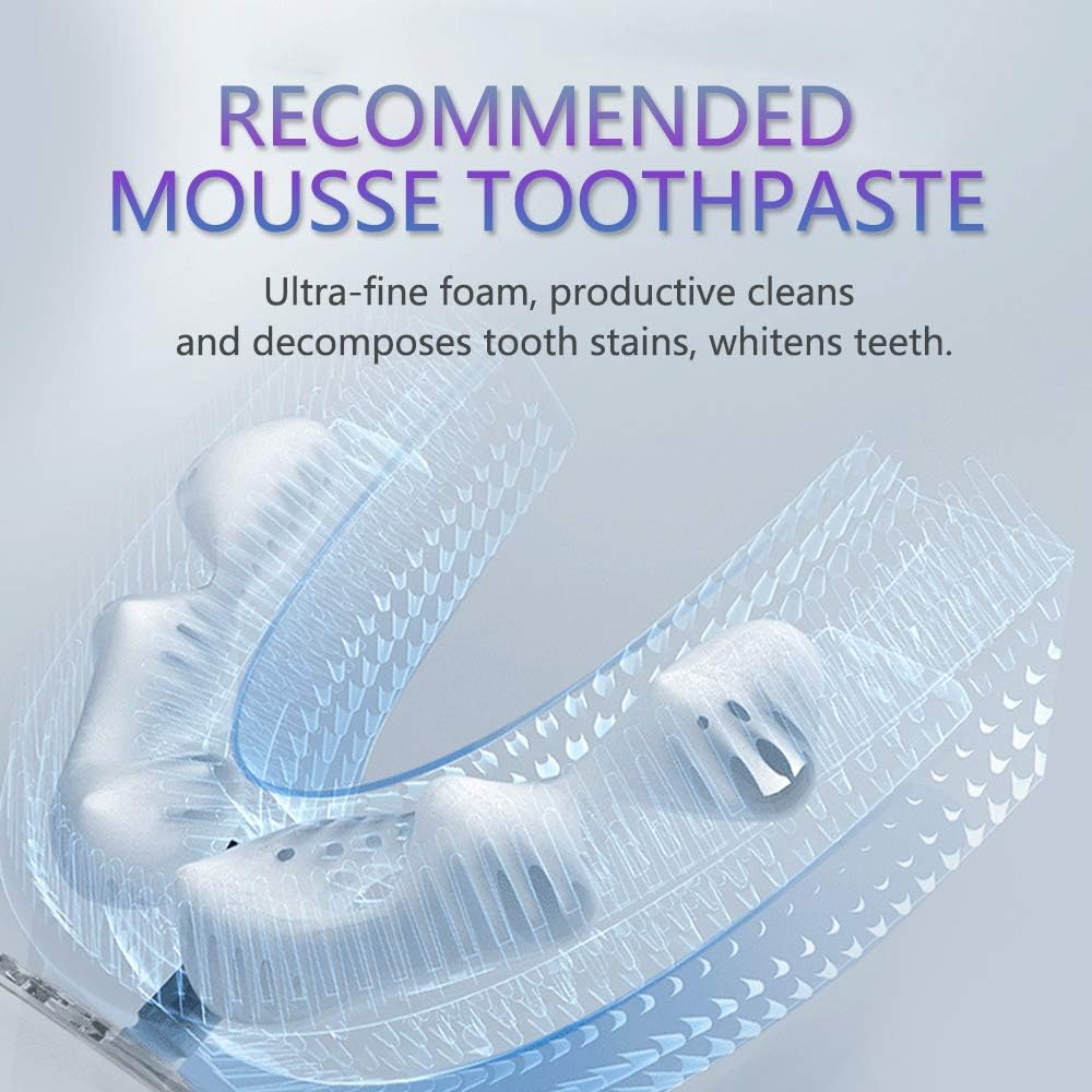 U Shaped Automatic Toothbrush for Adults with Timer and Wireless Charging I533820