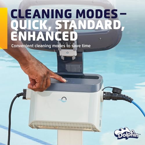 Automatic Robotic Pool Vacuum Cleaner with Remote Control and Caddy E87277