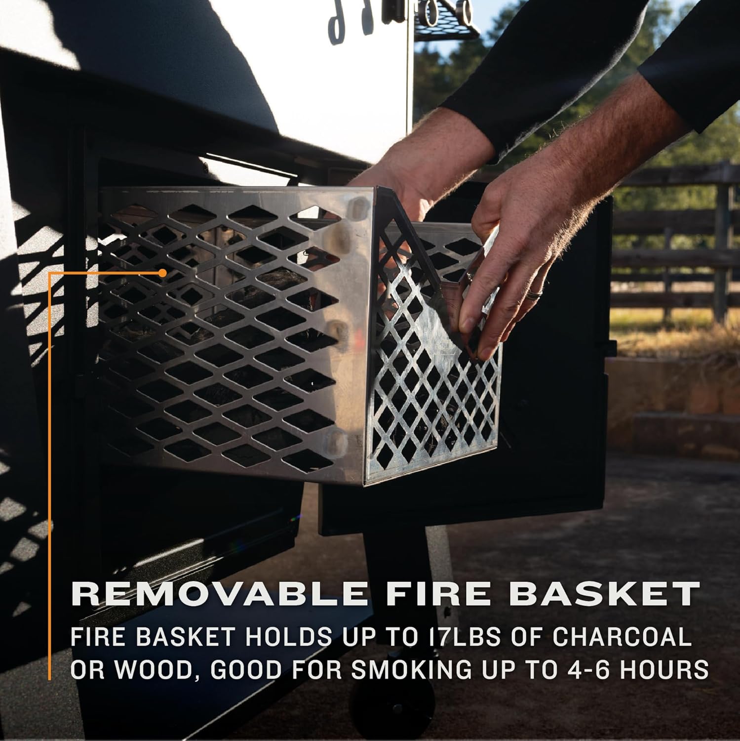 Centerbox Smoker, Black Steel B309
