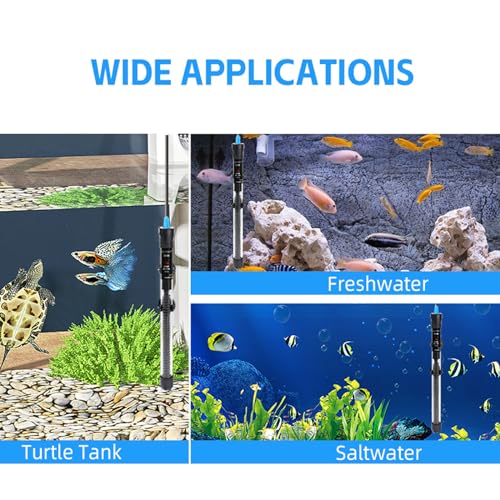 Aquarium Heater 100W Submersible with Thermometer V94727
