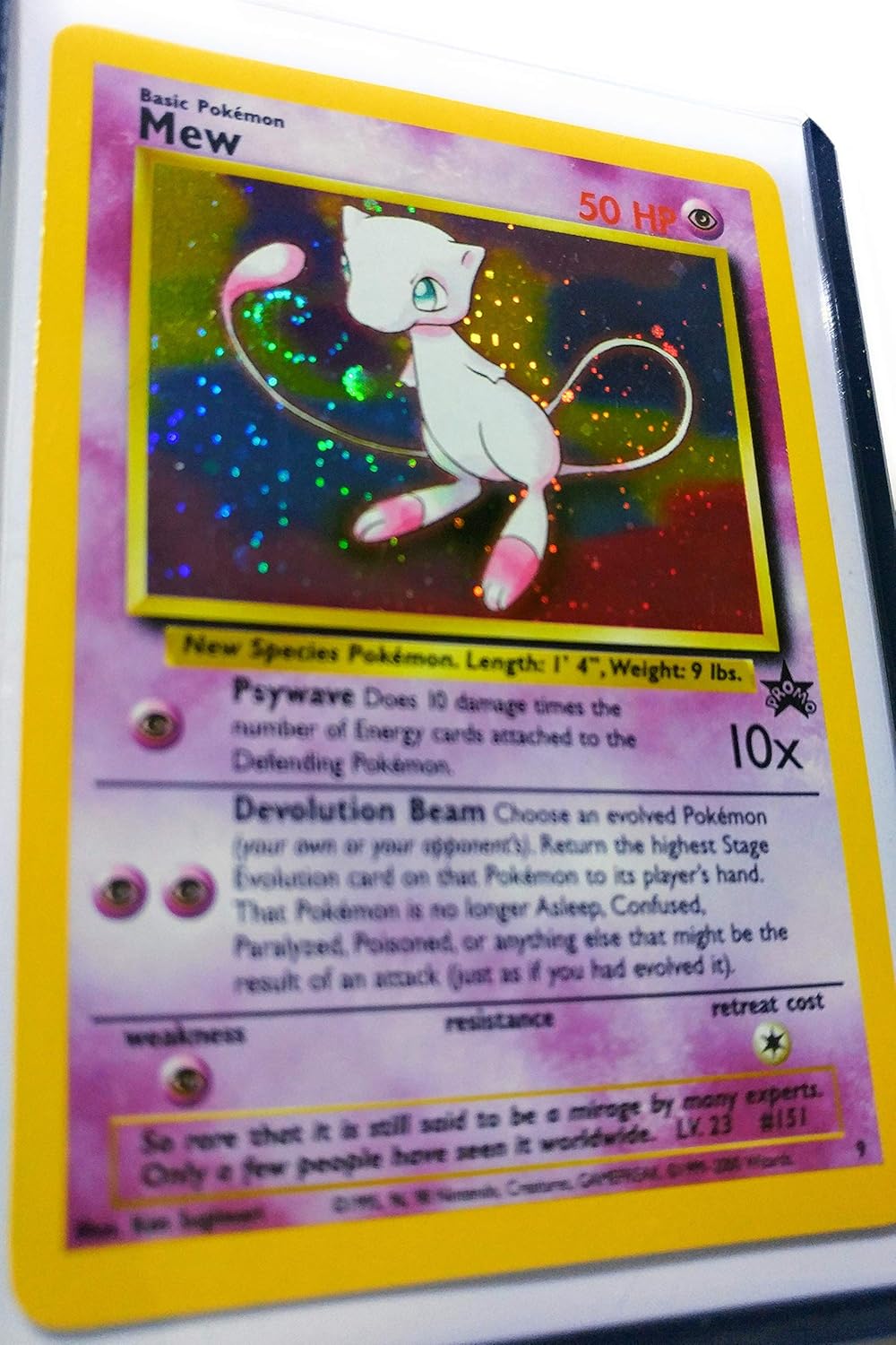Pokemon Mew Black Star Promos Card Y5900