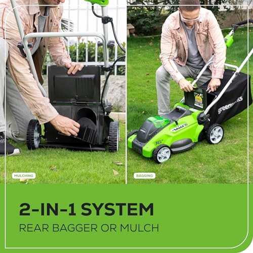 Cordless Self-Propelled Lawn Mower with Battery and Charger P78901