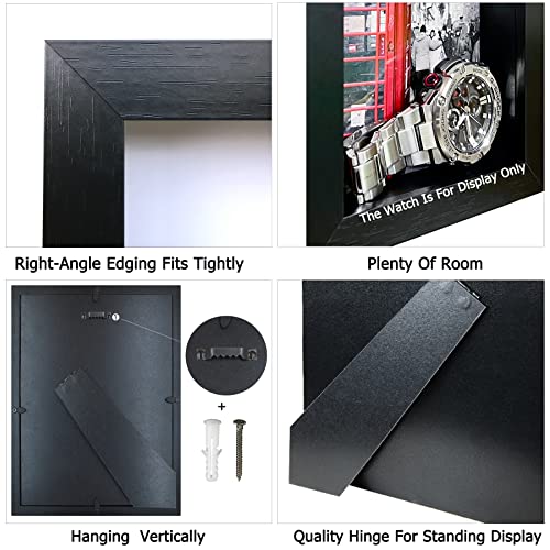 11x14 Shadow Box Picture Frames Set of 4, Wooden with Plexiglass, 1.38" Deep T845